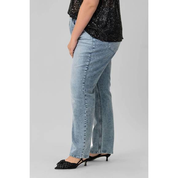 NEW GOOD AMERICAN good 90s jeans in indigo - Picture 2 of 3